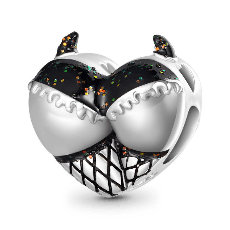 Gnoce "Happy Halloween" Sexy Devil Heart Charm_1