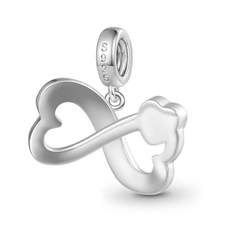 Gnoce "Always in My Heart " Infinite Love Mood Pendant Dangle Charm_4