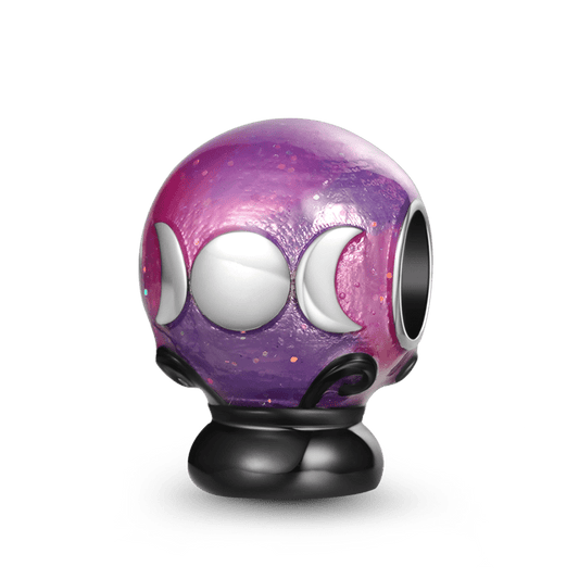 Gnoce Halloween Purple Crystal Ball Charm_1