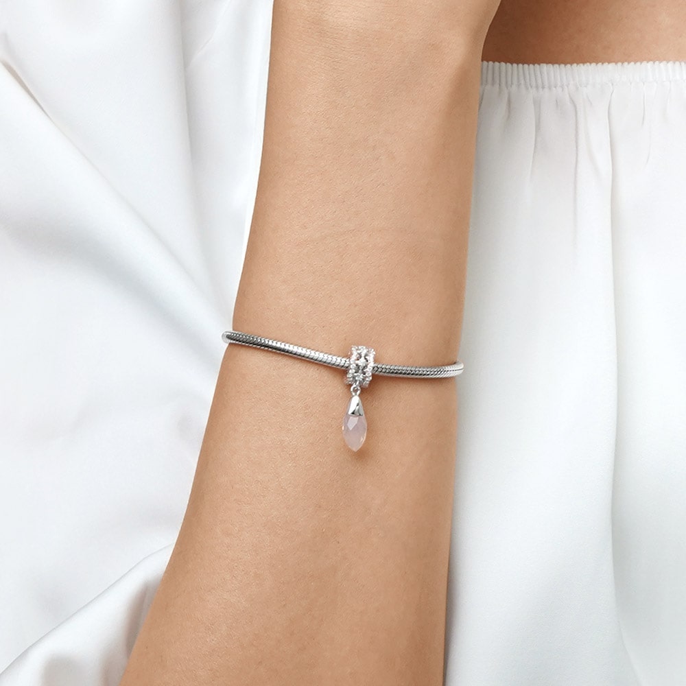 Gnoce Glass Water Drop Pendant Dangle Charm_5