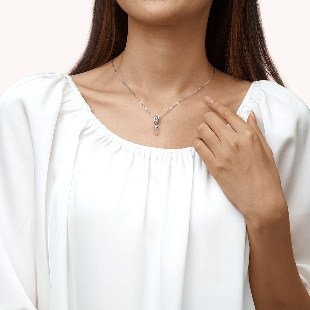 Gnoce Glass Water Drop Pendant Dangle Charm_6