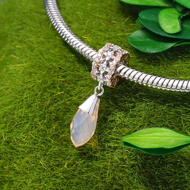 Gnoce Glass Water Drop Pendant Dangle Charm_3