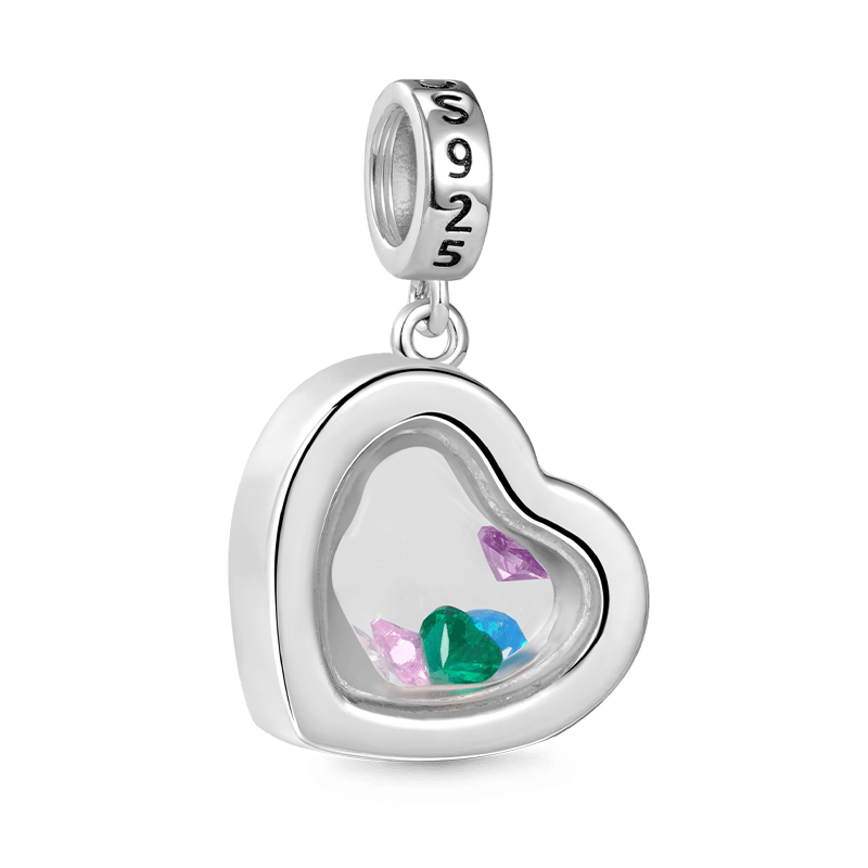 Gnoce Mother Love Child  Birthstone Pendant Dangle Charm_2