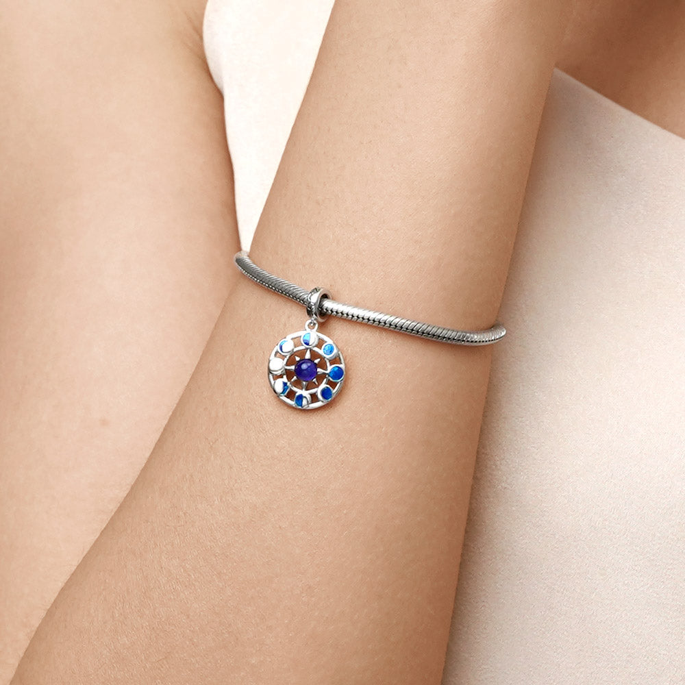 Gnoce Moon Phase Mood Pendant Dangle Charm_8