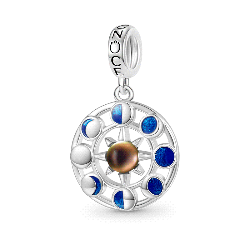 Gnoce Moon Phase Mood Pendant Dangle Charm_1
