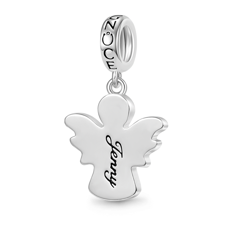 Gnoce Personalized Angel Name Pendant Dangle Charm_1