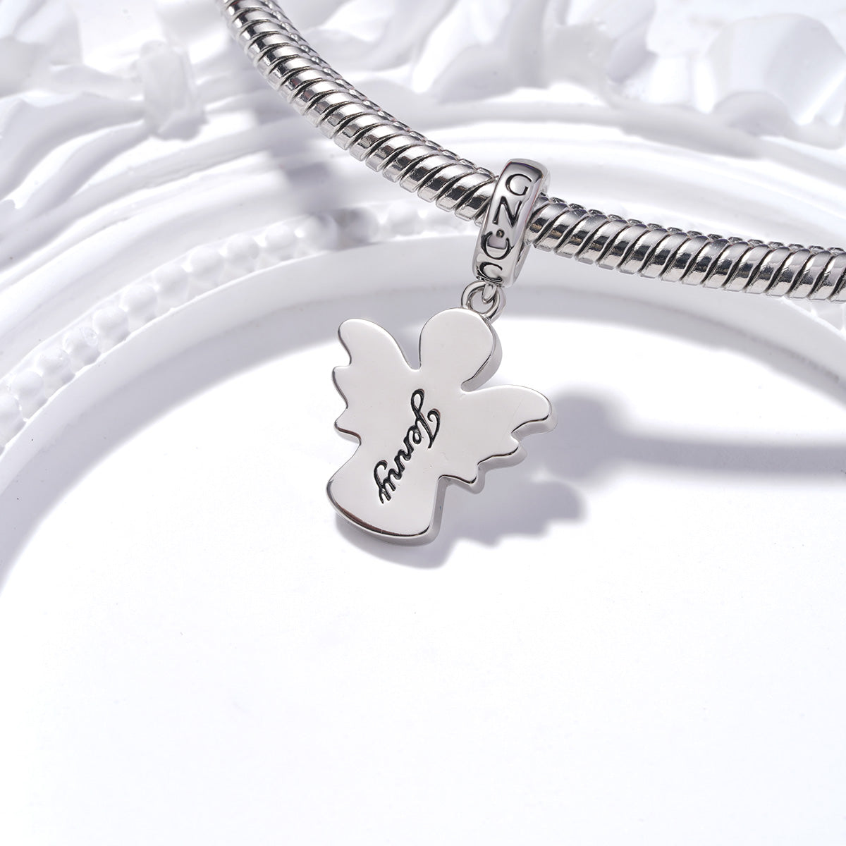 Gnoce Personalized Angel Name Pendant Dangle Charm_2