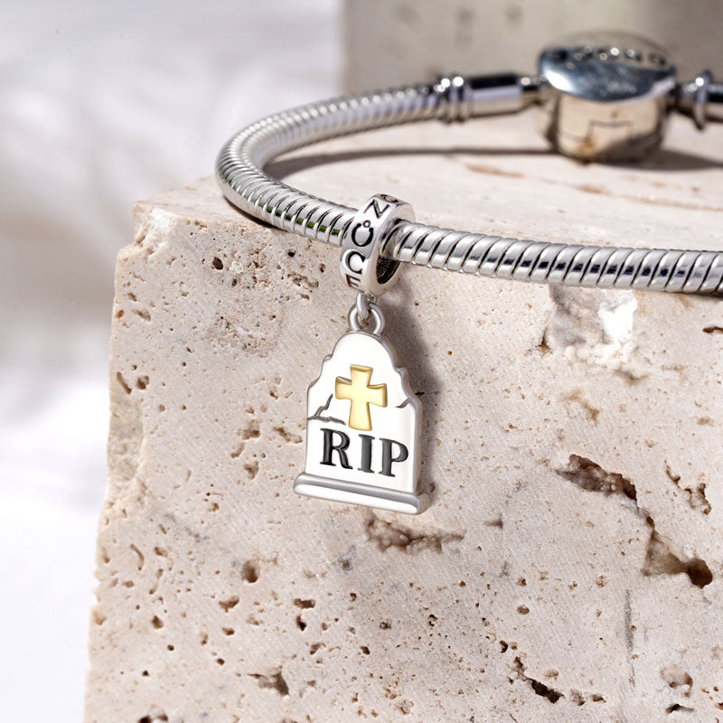 Gnoce Tombstone Pendant Dangle Charm_3