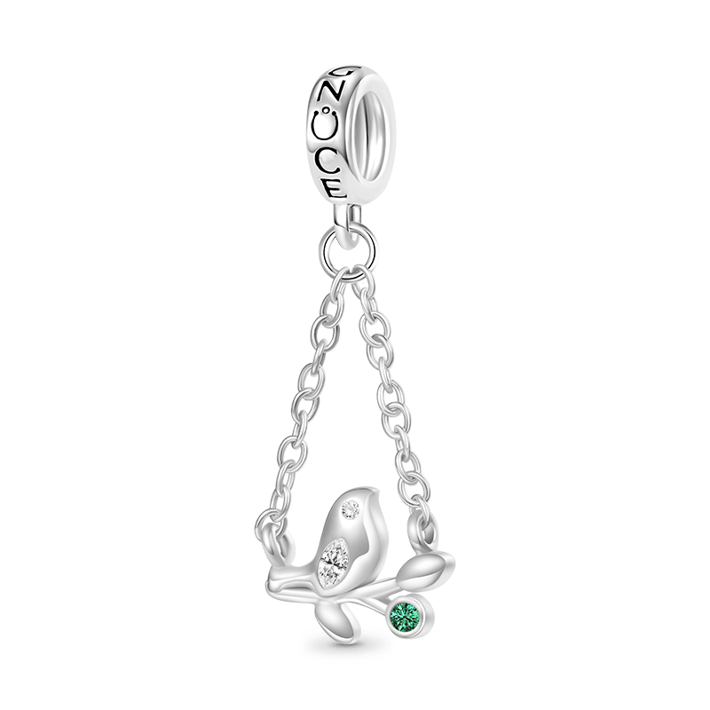 Gnoce Branch Top Bird Pendant Dangle Charm_1