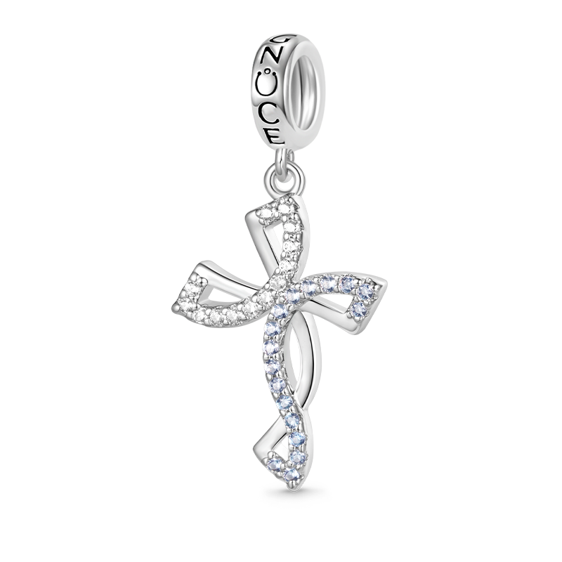 Gnoce Eternal Cross Pendant Dangle Charm_1