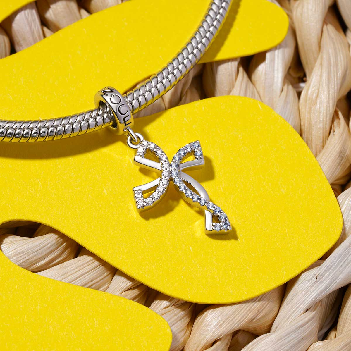Gnoce Eternal Cross Pendant Dangle Charm_3