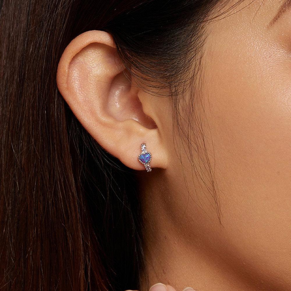 Gnoce Purple Aussie Gem Earrings_3