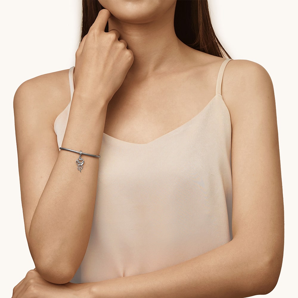 Gnoce Dream Catcher Whale Pendant Dangle Charm_6