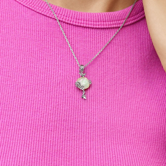 Gnoce Bee Loves Yellow Daisy Flower Pendant Dangle Charm_7