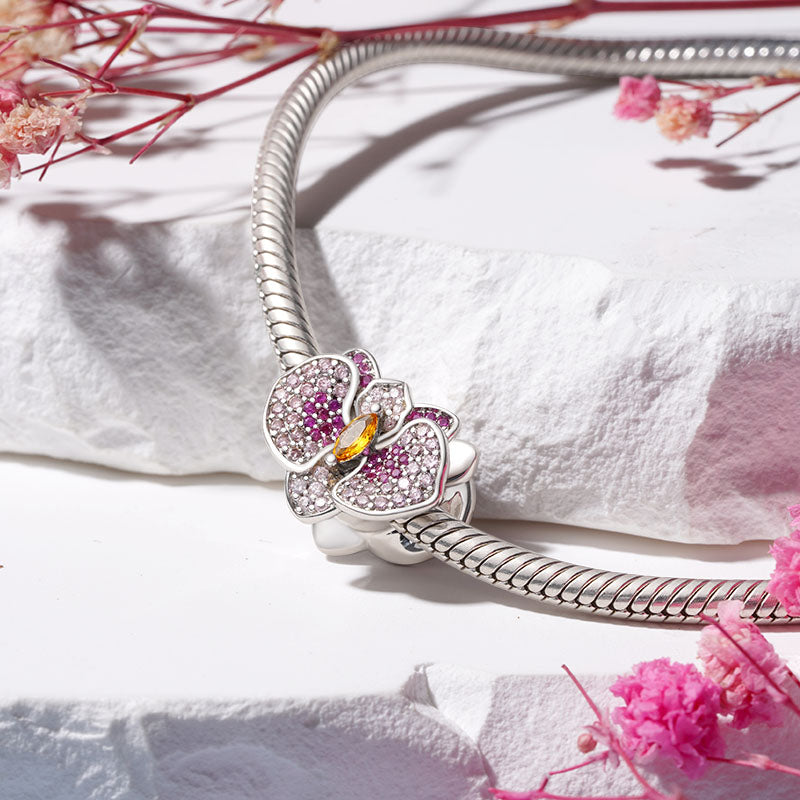 Gnoce Orchid Flower Charm_3
