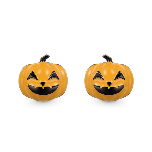 Gnoce Halloween Pumpkin Stud Earrings_1