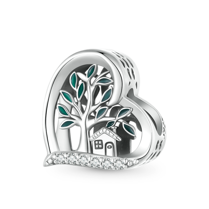 Gnoce Family Tree Heart-shaped Charm_1