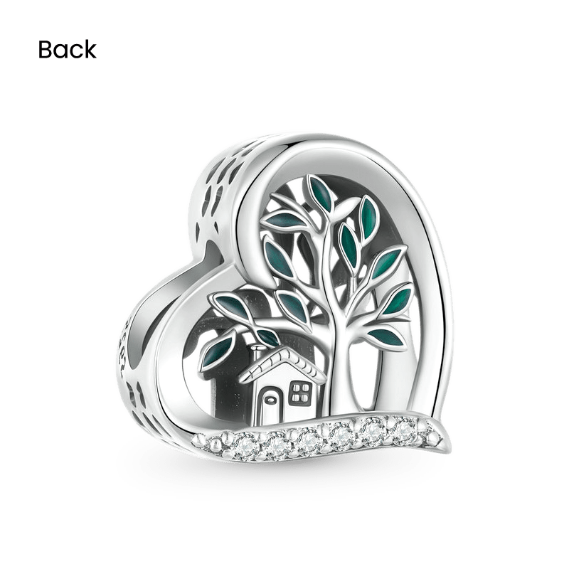 Gnoce Family Tree Heart-shaped Charm_2