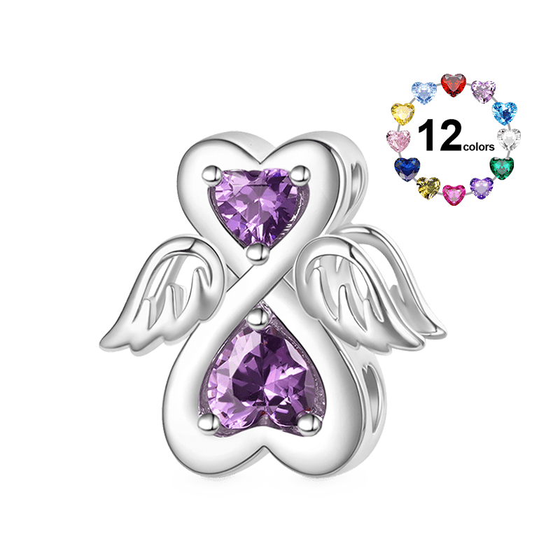 Gnoce Birthstone Angel Charm_1