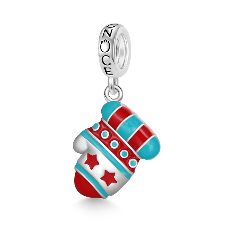Gnoce Christmas Glove Pendant Dangle Charm_1
