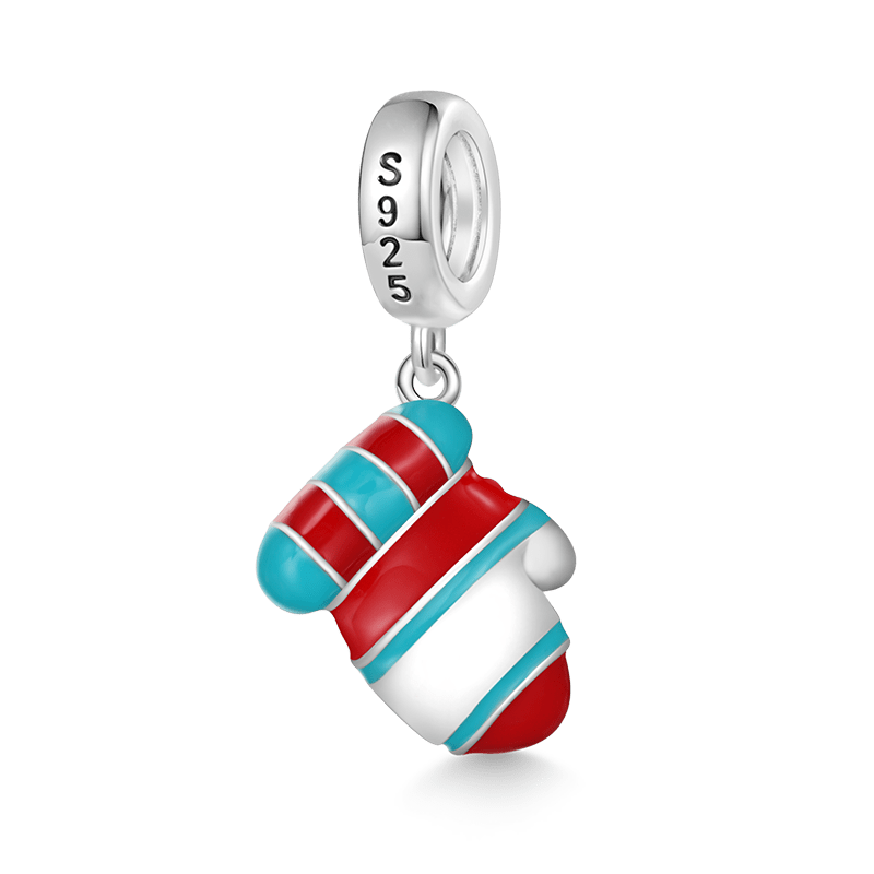 Gnoce Christmas Glove Pendant Dangle Charm_2