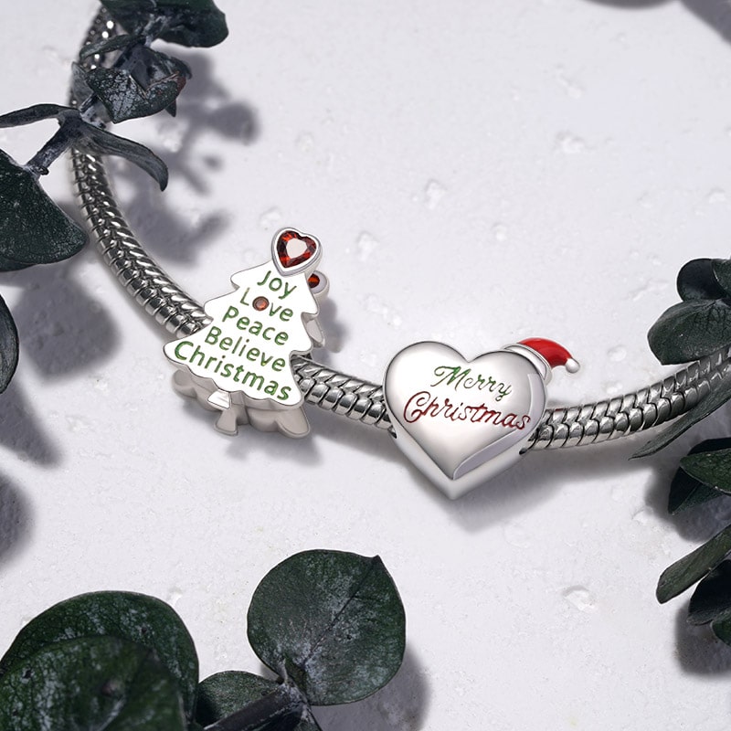 Gnoce “Joy Love Pace Believe Christmas” Christmas Tree Charm_2