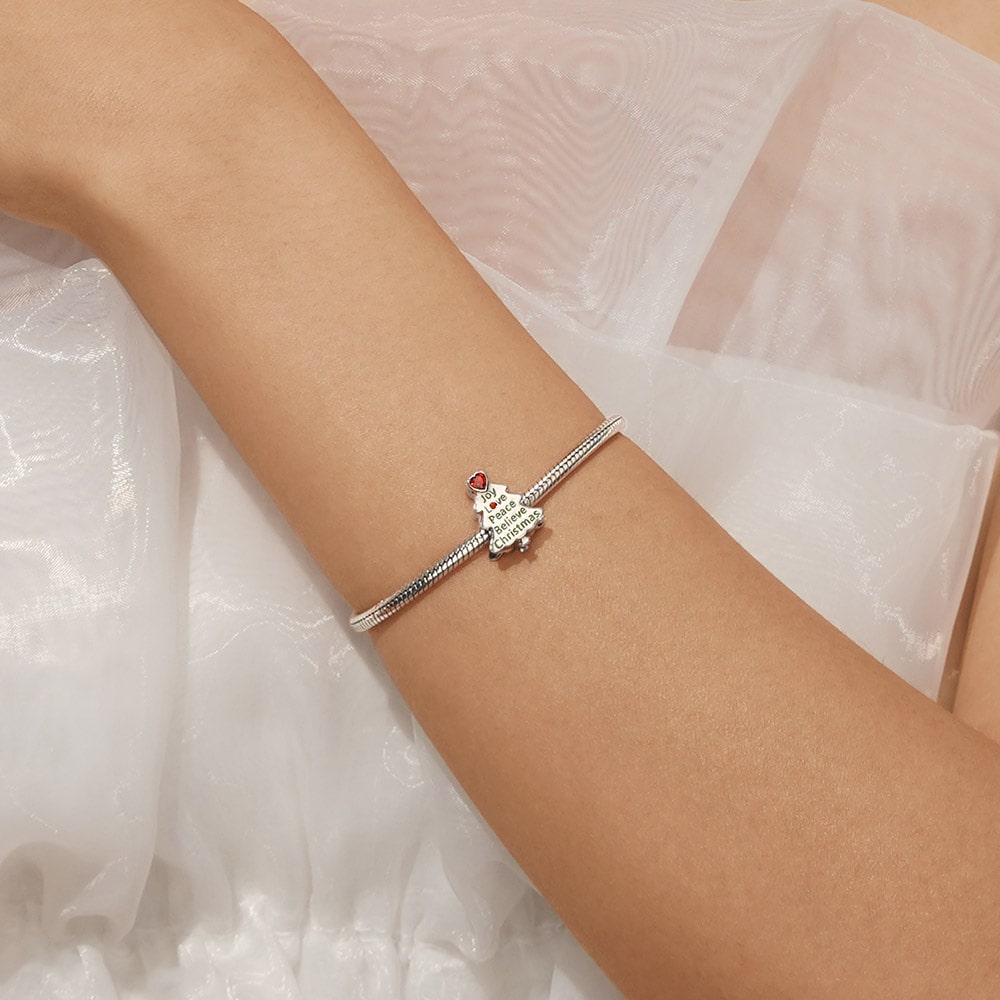 Gnoce “Joy Love Pace Believe Christmas” Christmas Tree Charm_4