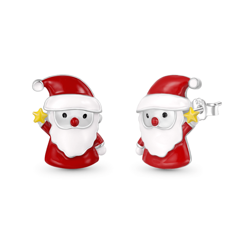Gnoce Santa Claus Stud Earrings_1