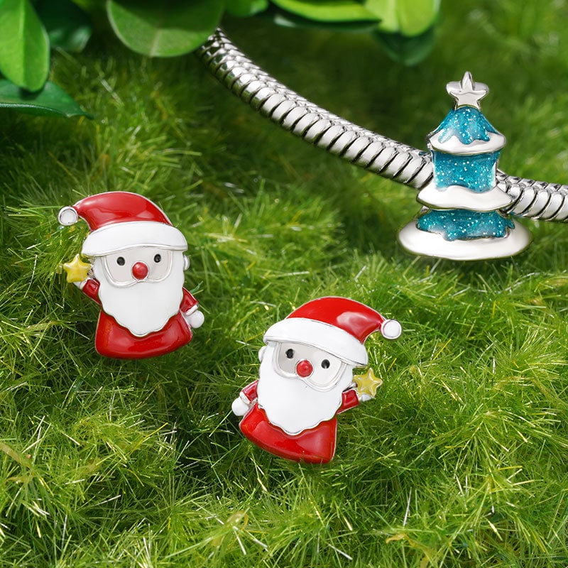 Gnoce Blue Christmas Tree Charm_2
