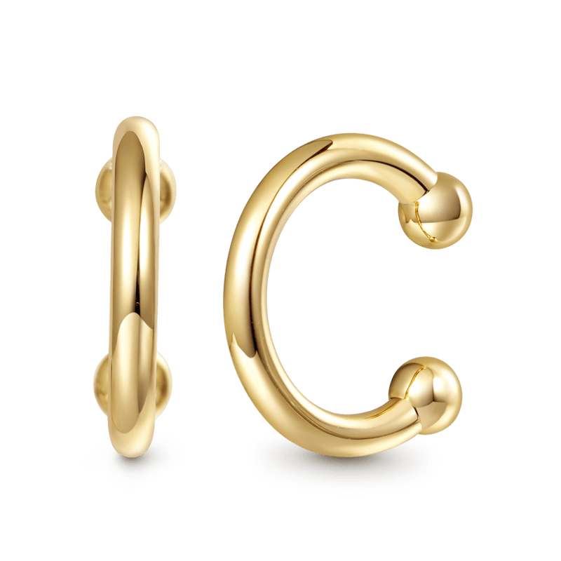 Gnoce Ear Cuffs Curved Earrings_1