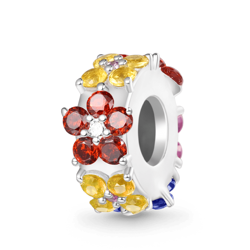 Gnoce Colorful Flowers Charm_2