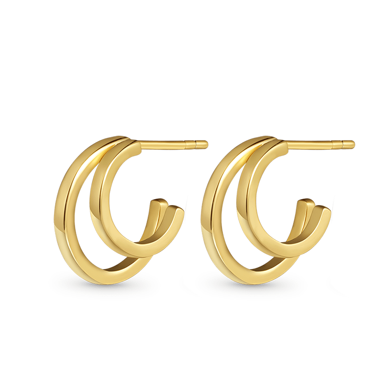 Gnoce Mini Two Row Hoop Earrings_1