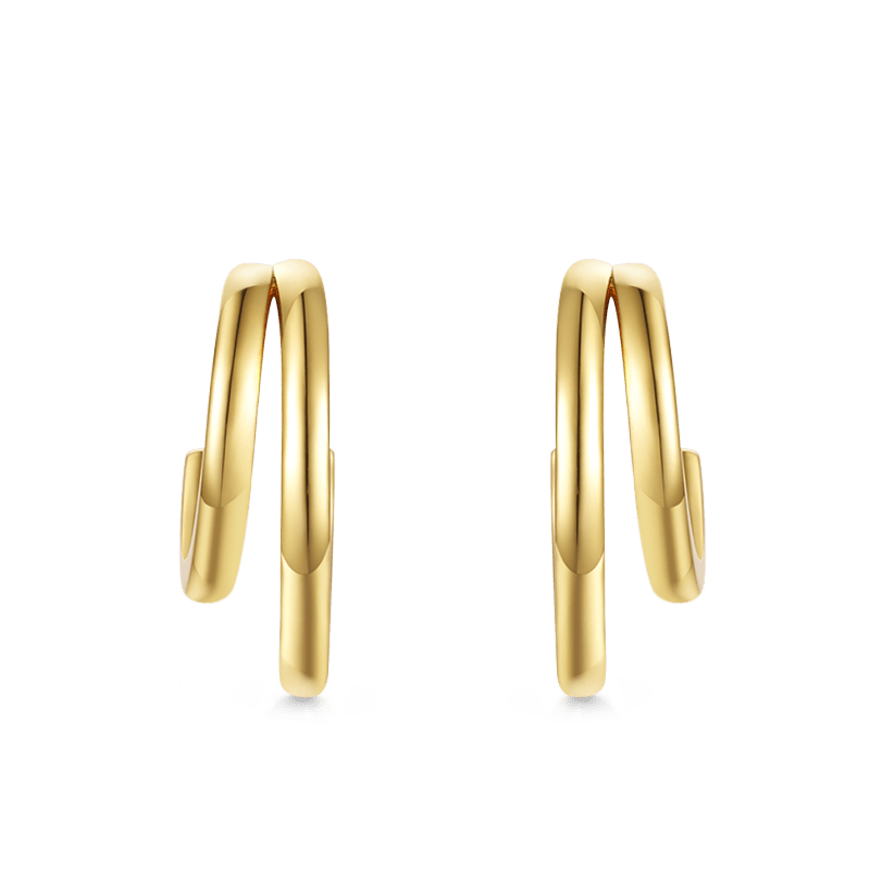 Gnoce Mini Two Row Hoop Earrings_2