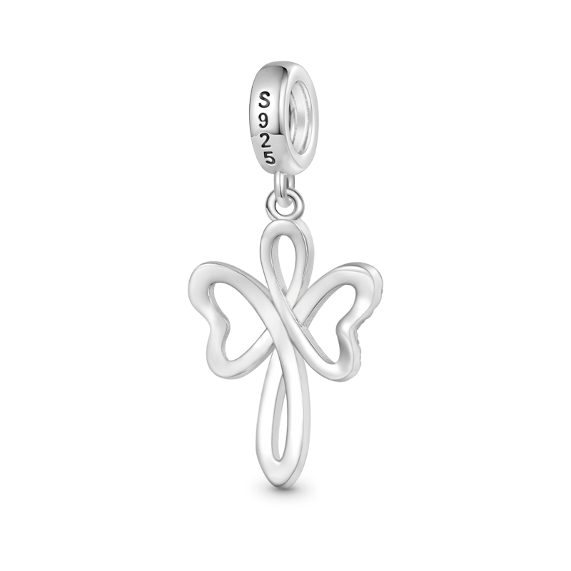 Gnoce Heart Cross Pendant Dangle Charm_2