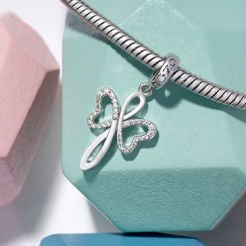 Gnoce Heart Cross Pendant Dangle Charm_3