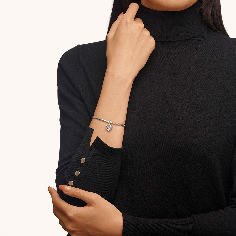 Gnoce Butterfly Love Birthstone Pendant Dangle Charm_7