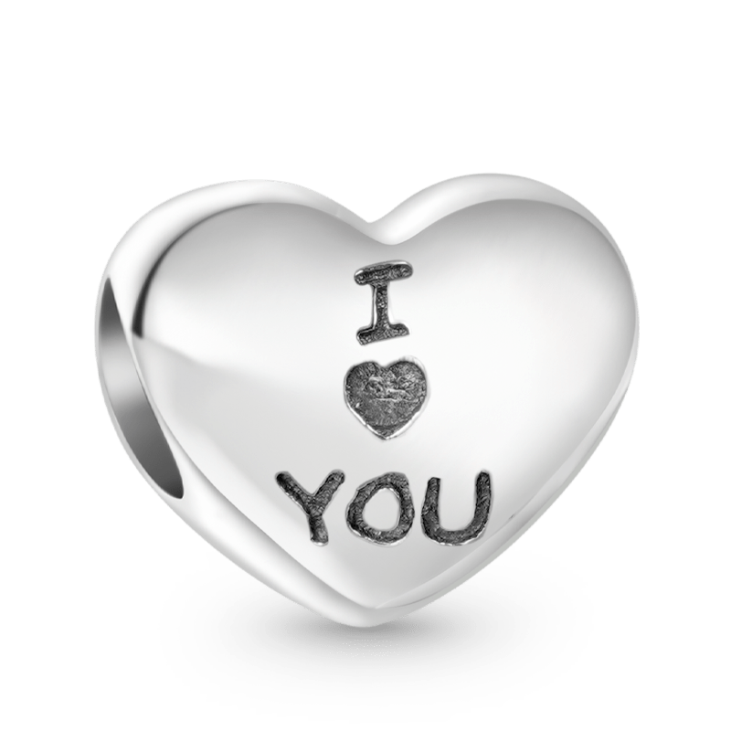 Gnoce "I Love You" Adult-Child Holding Hands Charm_2