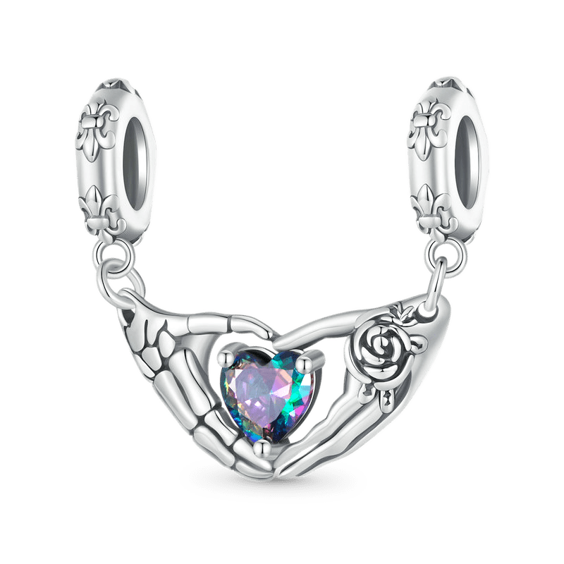 Gnoce Skull Hands Pendant Dangle Charm_1