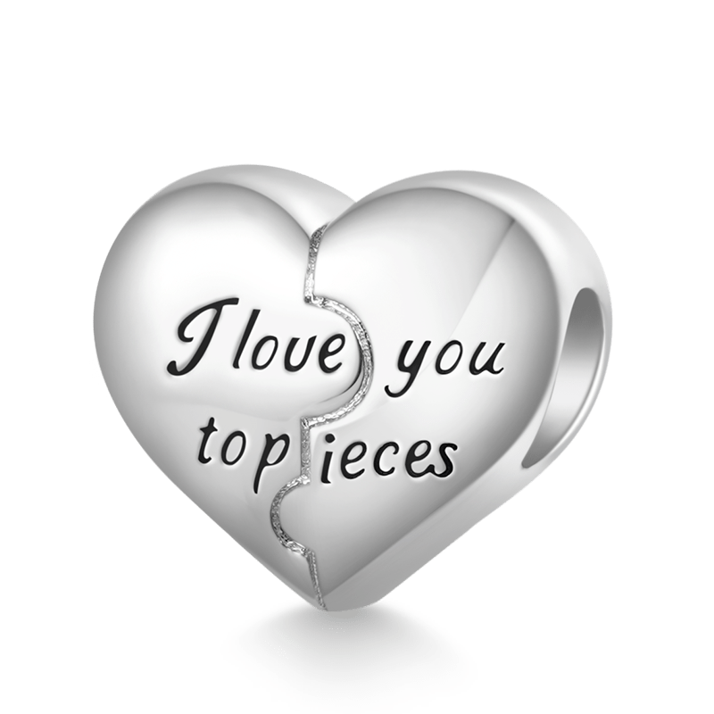 Gnoce “I love you to pieces” Heart Engravable Charm_1