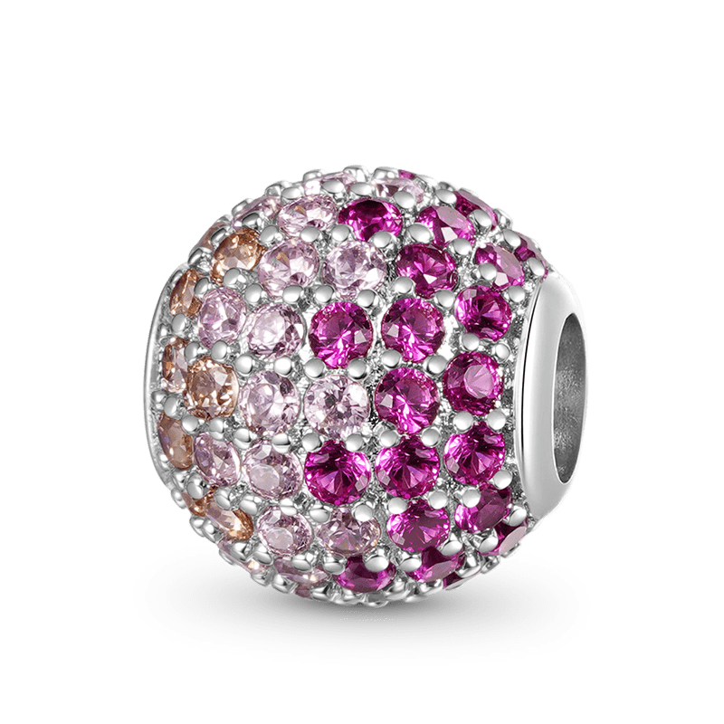 Gnoce Pink Champagne Rose Ombre Charm_1