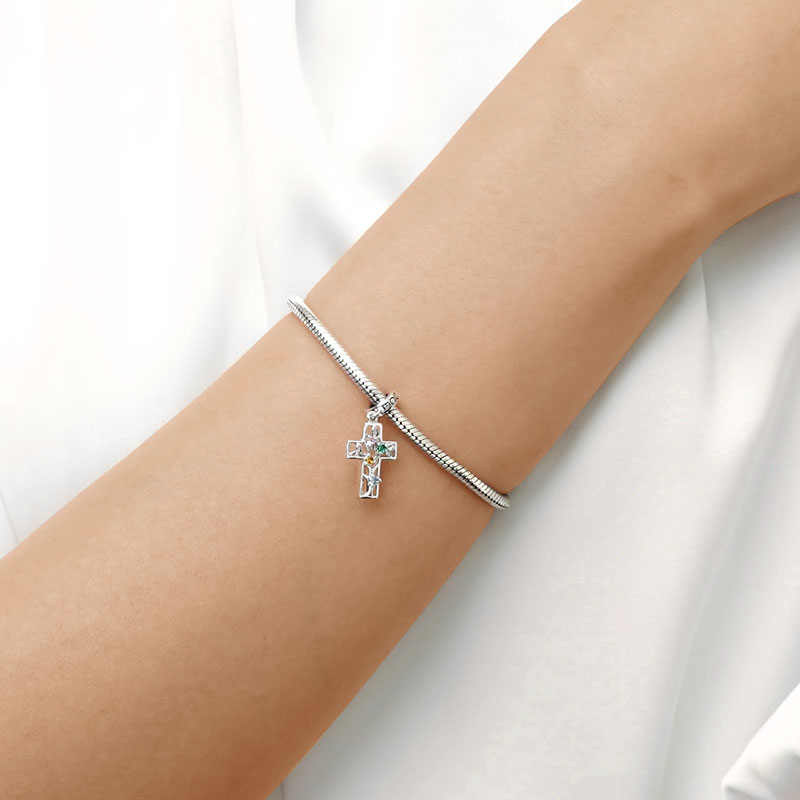 Gnoce Cross Tree Of Life Pendant Pendant Dangle Charm_5