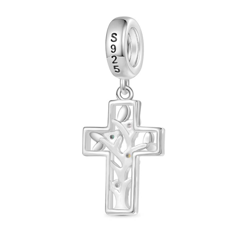 Gnoce Cross Tree Of Life Pendant Pendant Dangle Charm_2