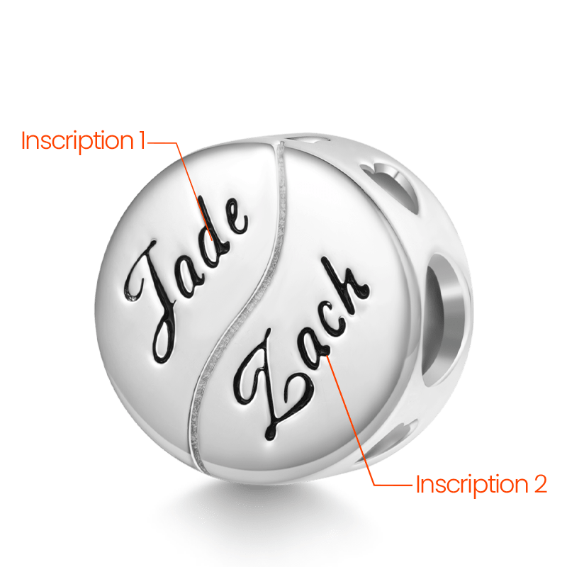 Gnoce Engravable Love Heart Fingerprint Charm_3