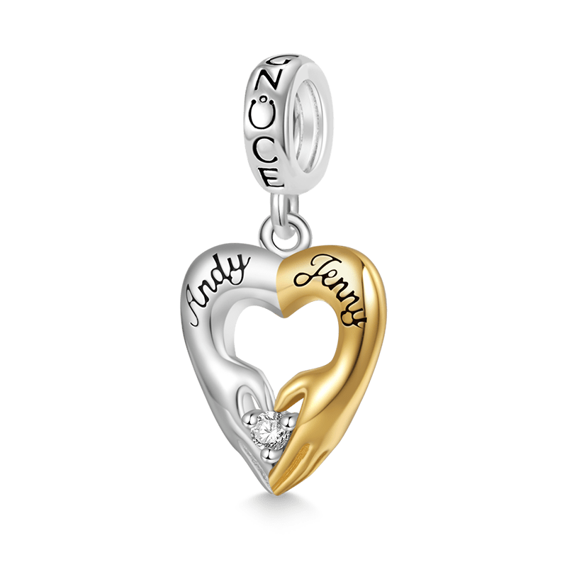 Gnoce Heart Gesture Pendant Dangle Charm_1