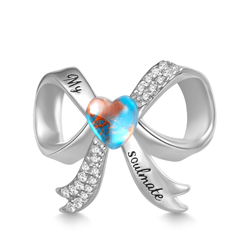 Gnoce “My soulmate” Bow-knot Charm_1