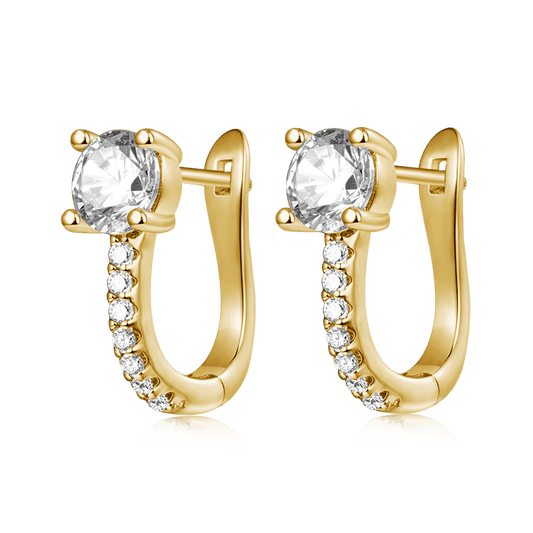 Gnoce Delicate Crystal Zircon Hoop Earrings_1