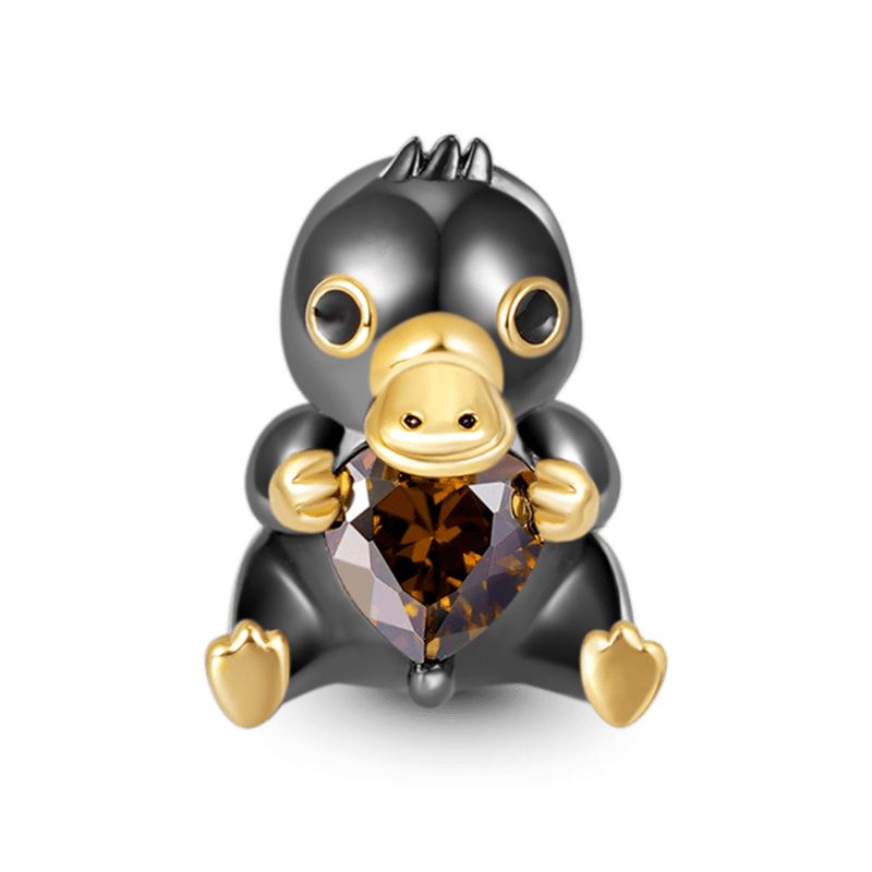 Gnoce Platypus Embraces Heart Gem Charm_1