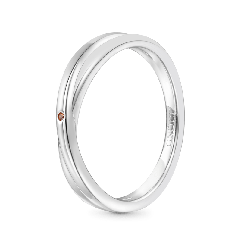 Gnoce Diamond Twisted Birthstone Ring_3