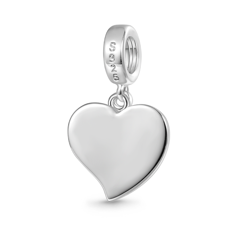 Gnoce “Forever in my Heart” Dog Paw Love Pendant Dangle Charm_2