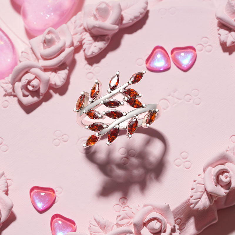 Gnoce Birthstone Delicate Vines Ring_4